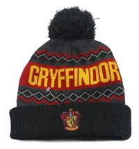 Sivo-červená čapica s bambulí - Harry Potter Matalan