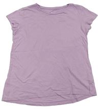 Lila tričko s nápisom H&M