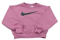 Ružová mikina s logom zn. Nike