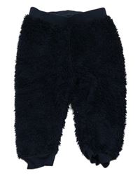 Tmavomodré chlpaté tepláky Lupilu