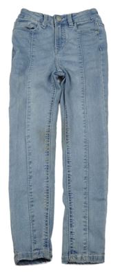 Svetlomodré skinny rifle