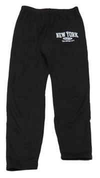 Čierne zateplené legíny s nápisom Shein