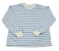 Světlemodro-biela pruhovaná mikina Dunnes Stores