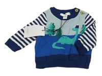 Nové - Modro-bílý svetr s dinem M&Co.