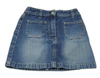 Modrá rifľová sukňa H&M