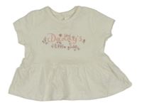 Biele tričko s nápisom George