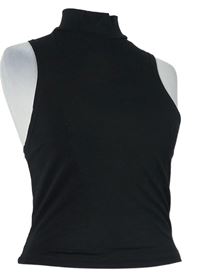 Dámský černý elastický crop top Asos 