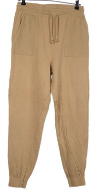 Dámské béžové cuff tepláky F&F