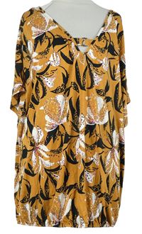 Dámska medová vzorovaná blúzka George