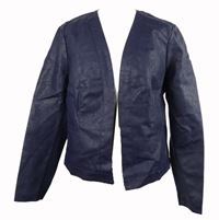 Dámsky tmavomodrý koženkový krivák Bonmarché