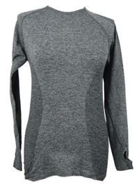 Dámské šedé melírované spodní funkční triko 