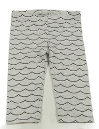 Svetlosivé capri legíny s vlnkami H&M