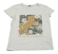 Biele tričko s obrázkom Page one young