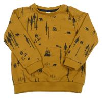 Okorvá mikina s medveďmi LC WAIKIKI