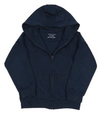 Tmavomodrá prepínaci mikina s kapucňou Primark