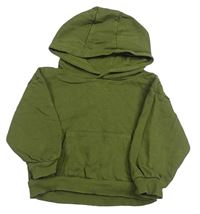 Khaki mikina s kapucňou Primark