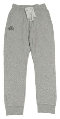 Nové - Světlešedé melírované tepláky Kappa