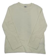 Smotanové rebrované tričko F&F