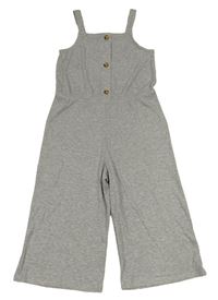 Sivý rebrovaný culottes overal Matalan