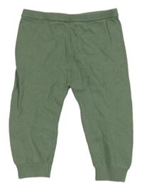 Zelenošedé pletené nohavice Nutmeg