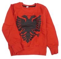 Červená mikina s orelom