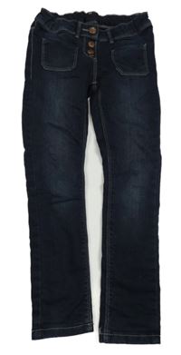 Tmavomodré podšité rifle C&A