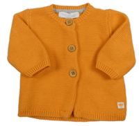 Oranžový propínací svetr cadet rousselle