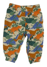 Béžové tepláky s dinosaurami Lupilu