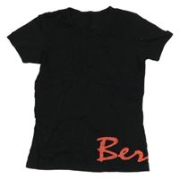 Černé tričko s nápisem 