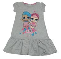 Šedé teplákové šaty L.O.L. Surprise