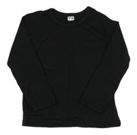 Čierne športové tričko