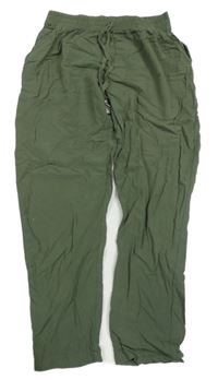 Khaki turecké nohavice Hailys