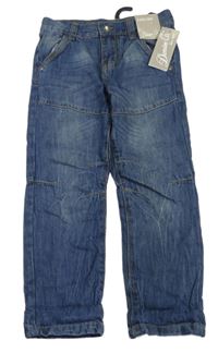Nové - modré rifle zn. Denim Co.