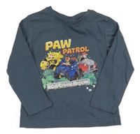 Tmavošedé triko s PAW PATROL nickelodeon