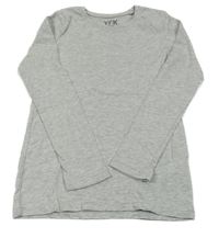 Sivé melírované tričko Y.F.K.