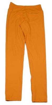 Tmavooranžové športové legíny H&M