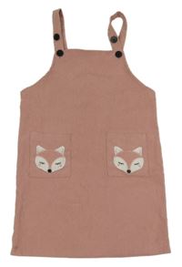 Staroružové menšestrové šaty s liškami SHEIN