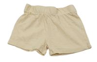 Smetanové melírované kraťasy PRIMARK