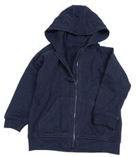 Tmavomodrá prepínaci mikina s kapucňou zn. Matalan
