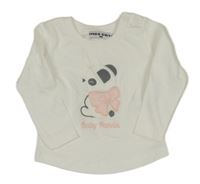 Smetanové triko s pandou