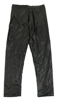 Černé koženkové legíny Matalan