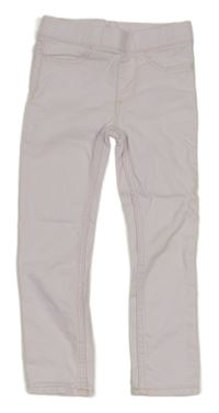 Svetloružové džegíny H&M