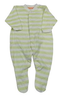 Zelenkavo-bílý pruhovaný overal Early Days
