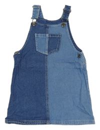 Modré riflové laclové šaty Tu