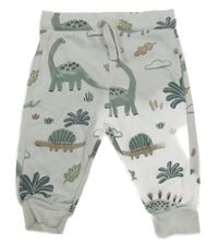 Biele tepláky s dinosaurami F&F