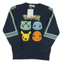 Nové - Tmavomodrý svetr s Pokémony C&A