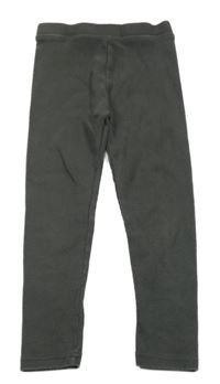 Tmavosivé rebrované legíny Next