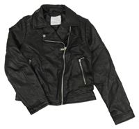 Černý koženkový podšitý křivák Primark