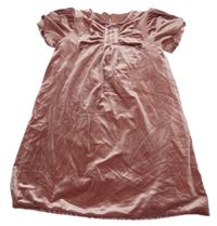 Staroružové zamatové šaty H&M