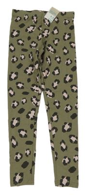 Nové - Khaki vzorované legíny Primark